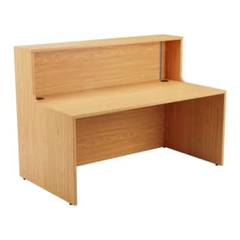 Reception Unit 1600 - Nova Oak Sides with Nova Oak Top