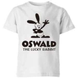 Disney Oswald The Lucky Rabbit Kids T-Shirt - White - 11-12 Years