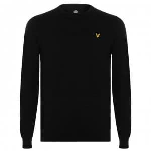 Lyle and Scott Merino Knit Jumper Mens - Navy Z271