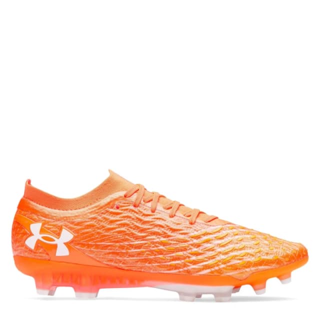 Under Armour Magnetico Elite Adults Firm Ground Football Boots Orange/White male 7 (41)
