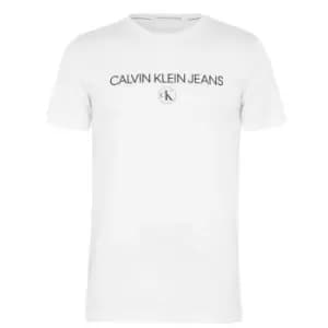 Calvin Klein Jeans Archive Logo T Shirt - White