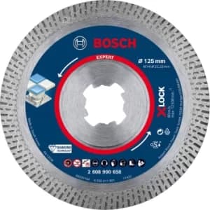 Bosch Expert X Lock Best Diamond Cutting Disc for Hard Ceramics 125mm 1.6mm 22mm
