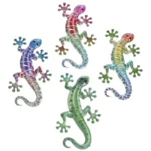Bright Metal Crackle Gecko Small