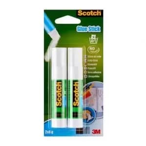 Scotch Permanent Glue Stick 8g Pack 2 7100115379 38781MM