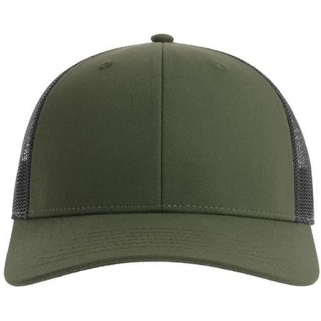 Atlantis Atlantis Men Bryce 5 Panel Trucker Cap in Olive Olive One Size Male 5063107599193