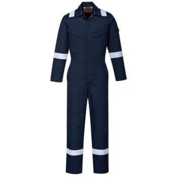 Portwest - FR51NARL - sz L Bizflame Plus Ladies Coverall 350g - Navy