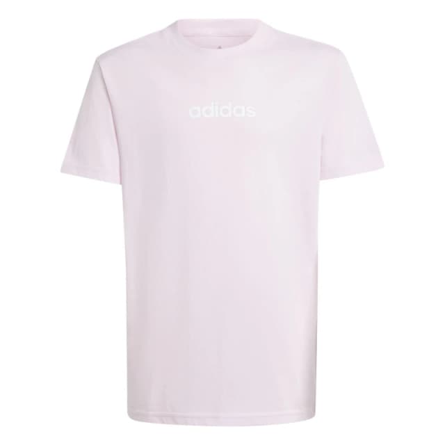 adidas Girls Essentials Linear T-Shirt Pink Linear female 7-8 Years