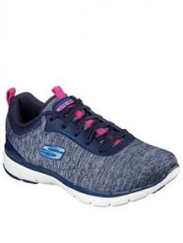 Skechers Flex Appeal 3.0 Trainers - Navy