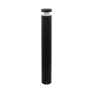 IP44 Outdoor Bollard Light Black Cast Aluminium 11W Built in LED Lamp Post