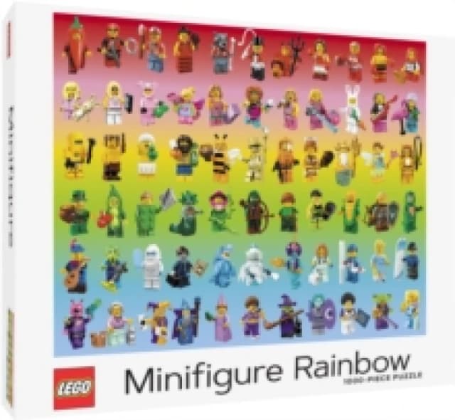 LEGO Minifigure Rainbow 1000Piece Puzzle Jigsaw