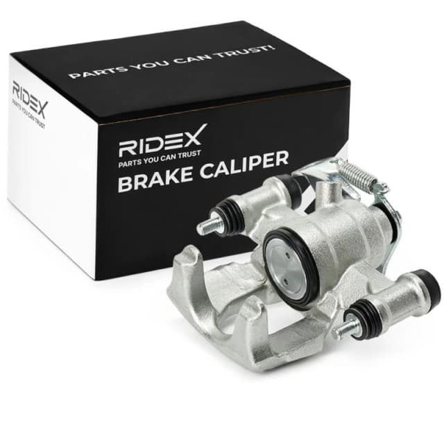 RIDEX 78B0334 Brake caliper Rear Axle, without holder Cast Iron Brake Caliper (78)