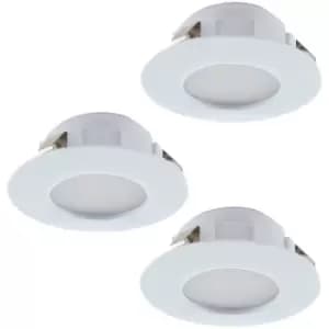 Eglo - Pineda LED Outdoor Recessed Downlight White - 3 Pack