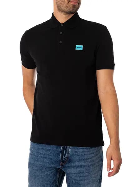 HUGO Dereso232 Slim Polo Shirt Black M