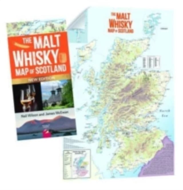 The MALT WHISKY MAP OF SCOTLAND : Folded Map Sheet map, folded