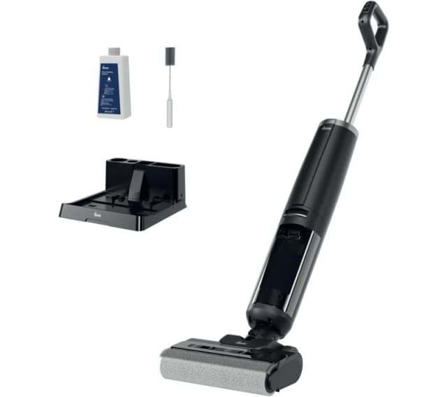 HOOVER HW3 Turbo Clean Upright Hard Floor Cleaner - Black & Silver/Grey,Black 8059019109244
