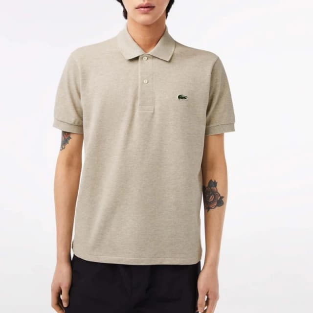 Lacoste Classic Fit L.12.12 Marl Polo Shirt - Grey Grey XS