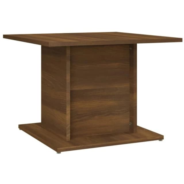 VIDAXL Coffee Table Brown Oak 55.5x55.5x40cm Engineered Wood Vidaxl 8720286837818