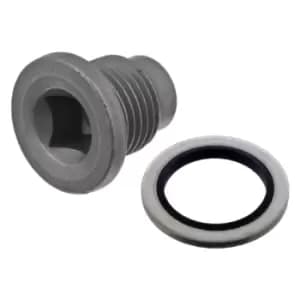 Oil Drain Plug with sealing ring 101250 by Febi Bilstein