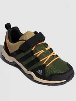 adidas Kids Unisex Terrex AX2R Comfort Shoes - Khaki/Black, Khaki/Black, Size 10