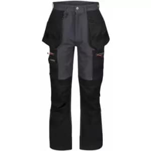 Regatta - Mens Infiltrate Softshell Stretch Work Trousers (30S) (Iron/Black) - Iron/Black