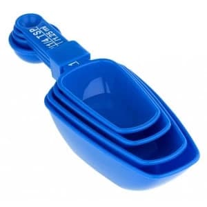 Chef Aid Set 4 Scoops With Measuring Spoons