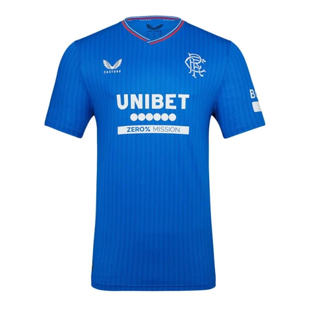 Castore Rangers Authentic Home Shirt 2023 2024 Adults Blue male S