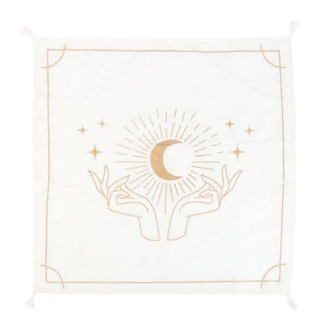 Something Different Something Different Mystical Hands Altar Cloth in Off White Off White One Size Unisex 5063574821377