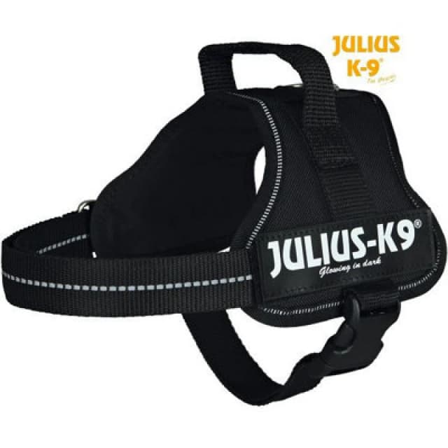 Julius-k9, 162p-m, Powerharness, Size: M, Black - Harness Dog Powerharness - harness dog powerharness juliusk9 size Black m mini chest 162pm