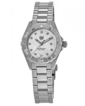 Tag Heuer Aquaracer Lady 300M 27MM Mother of Pearl Diamond Dial Womens Watch WBD1414.BA0741 WBD1414.BA0741