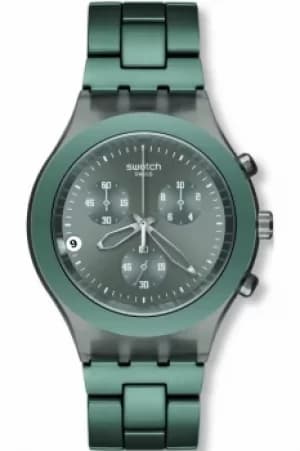 Mens Swatch Smoky Sky Chronograph Watch SVCM4007AG