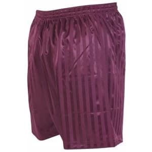 Precision Striped Continental Football Shorts 42-44" Maroon