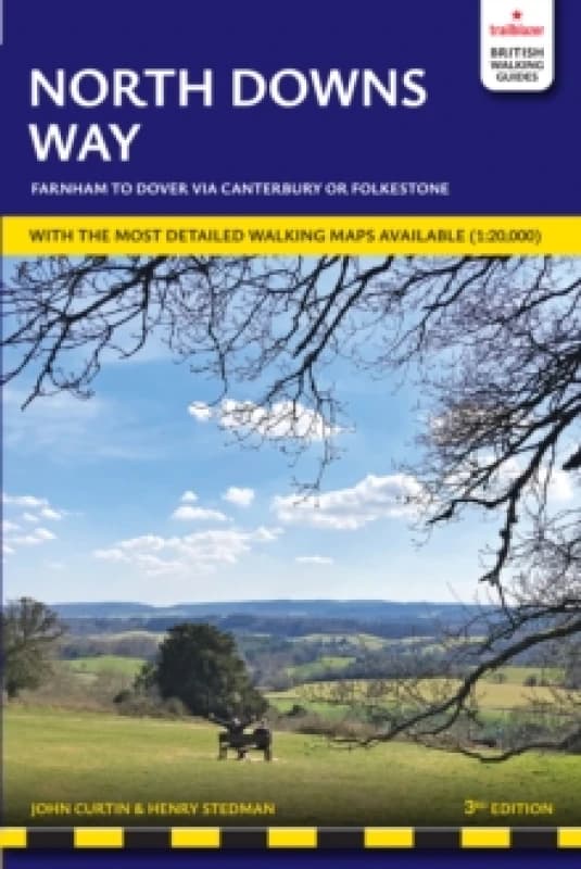 North Downs Way Trailblazer Walking Guide 3e : Practical guide with Large-Scale Walking Maps & Guides to Towns & Villages - Planning, Places To Stay,