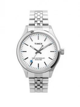 Timex Timex Waterbury Neon Heart Silver Bracelet Watch