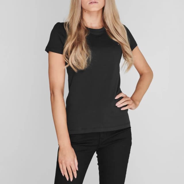 Tommy Hilfiger Heritage Crew Neck T Shirt - Black 6