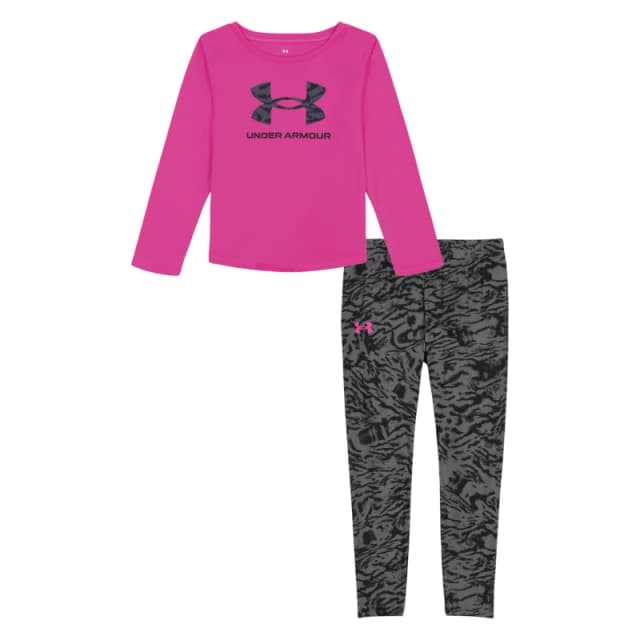 Under Armour Long Sleeve Top Set Infants - Pink Pink 2 - 3 Years