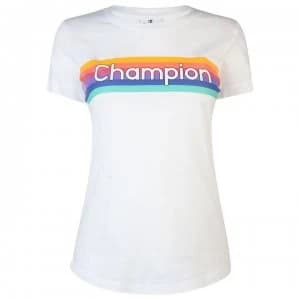 Champion Chest Tee - White