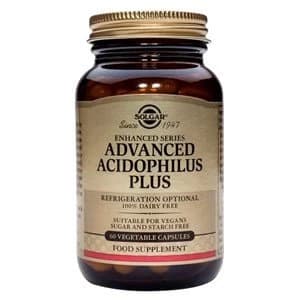 Solgar Advanced Acidophilus Plus Vegetable Capsules 120 caps