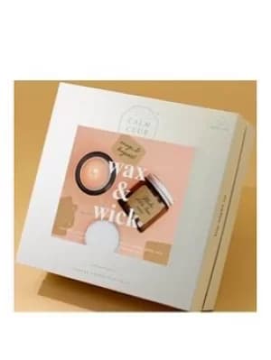 Calm Club Wax & Wick Make Your Own Scented Candle 250g