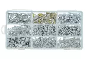 Connect 37686 Assorted Non-Insulated Terminals to suit Ford 700pc