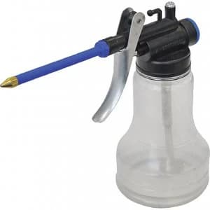 Faithfull Transparent Plastic Oil Can 350ml