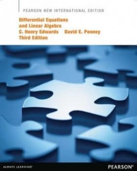 Differential Equations and Linear Algebra by Penney Edwards Book