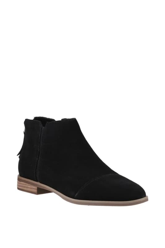 TOMS Womens Rylie Ankle Boot in Black Size: 5 Black Female 5