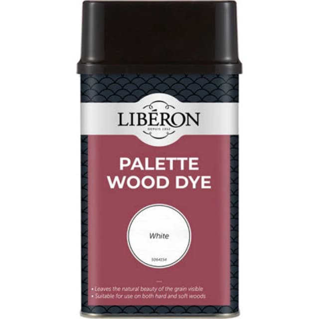 Liberon Palette Wood Dye White 500ml White