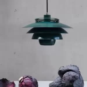 Dyberg Larsen Ejka Dome Pendant Ceiling Light Dark Green