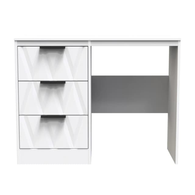 Ready Assembled 2 U Washington 3 Drawer Vanity (Ready Assembled) in White White Unisex