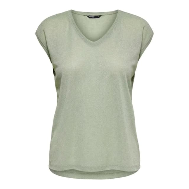 Only Womens blouse Only Silvery Vert Female S