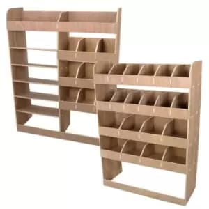 Monster Shop Vauxhall Vivaro SWB Plywood Van Racking Unit