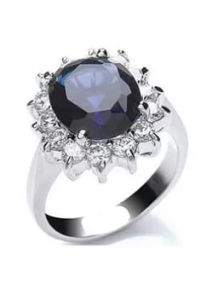 Buckley London Buckley London Royal Celebration Ring, Silver, Size L, Women