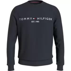 Tommy Hilfiger Bt-Tommy Logo Sweatshirt-B - Blue