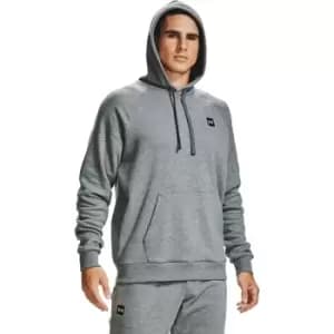 Under Armour Mens Rival Fleece Hoodie Pitch Gray Heather XL